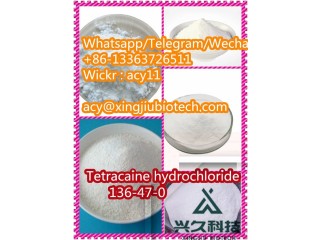 High Purity Tetracaine hydrochloride CAS 136-47-0 with Safe Delivery