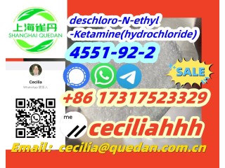 Factory99%Pure 4551-92-2  deschloro-N-ethyl-Ketamine(hydrochloride) +86 17317523329wickr:ceciliahhh