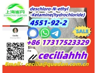 WithBestPriceFromChina 4551-92-2  deschloro-N-ethyl-Ketamine(hydrochloride) +86 17317523329wickr:ceciliahhh