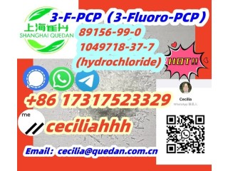 Factory99%Pure 89156-99-0  1049718-37-7 (hydrochloride) 3-F-PCP3-Fluoro-PCP +86 17317523329wickr:ceciliahhh