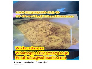 In stock N-desethyl Etonitazene yellow powder cas:2732926-24-6