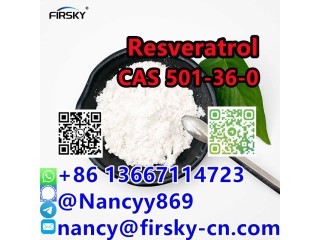 86 13667114723 | buy Warehouse White Powder Resveratrol Reducing Blood Viscosity 501-36-0