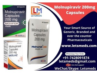 Indian Molnupiravir Capsules 200mg | Molnunat Capsules Price Online