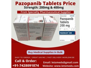 Bumili ng Pazopanib 400mg Tablets Philippines | Mga Generic na Votrient Tablet Online