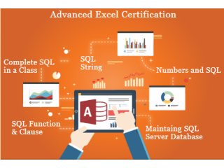 Advanced Excel Training in Delhi, Pusha Road, Free VBA & SQL Certification, Online/Offline Classes with Free Demo, 100% Job Placement